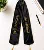 Custom velvet graduation stole