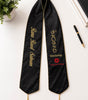 Custom velvet graduation stole