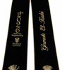 Custom velvet graduation stole