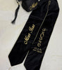 Custom velvet graduation stole
