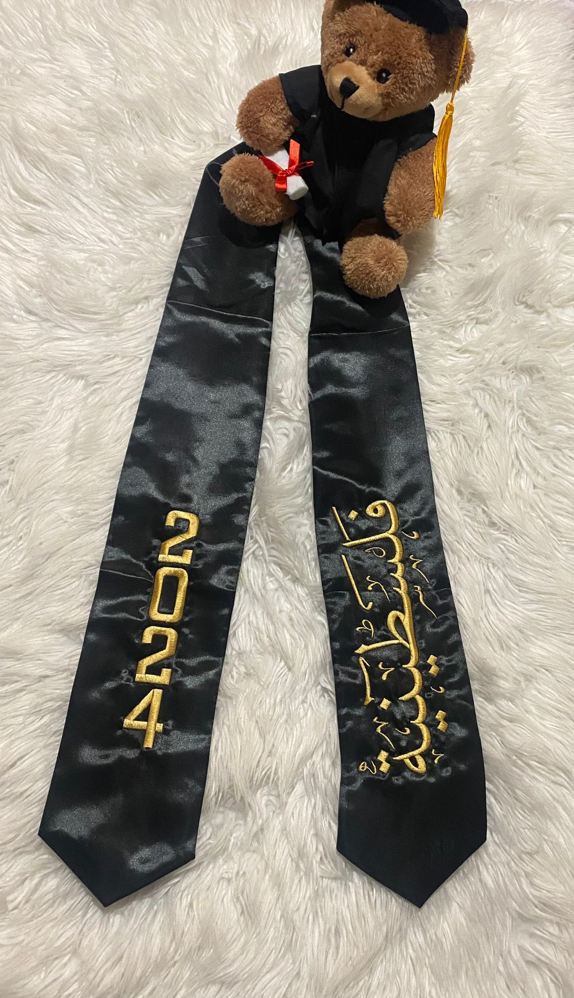 Custom Satin Graduation stole