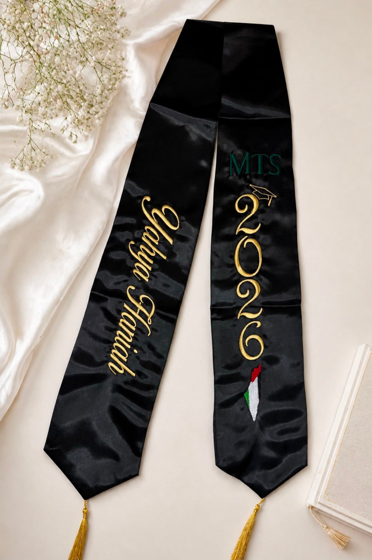 Custom Satin Graduation stole